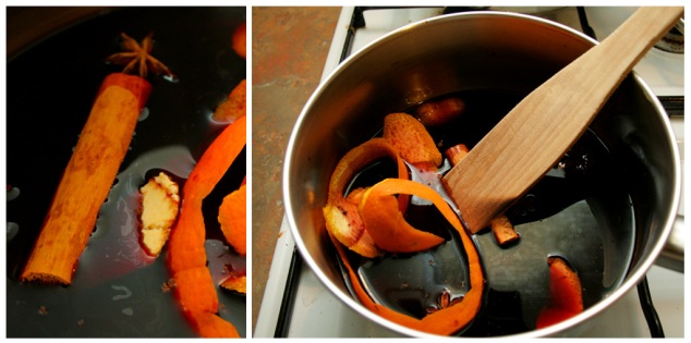 Mulled Wine cooking